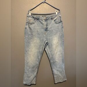 Frye Light Wash Blue Mom Jeans